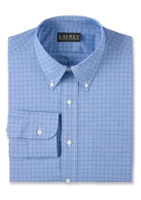 Lauren Ralph Lauren Dress Shirt Classic-Fit Glen Plaid Dress Shirt