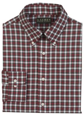 Lauren Ralph Lauren Dress Shirt Classic-Fit Plaid Dress Shirt