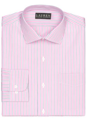 Lauren Ralph Lauren Dress Shirt Slim-Fit Striped Cotton Broadcloth Dress Shirt 