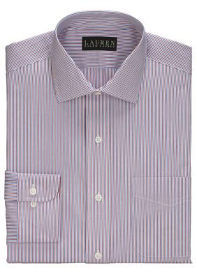 Lauren Ralph Lauren Dress Shirt Classic-Fit Striped Pocket Dress Shirt 