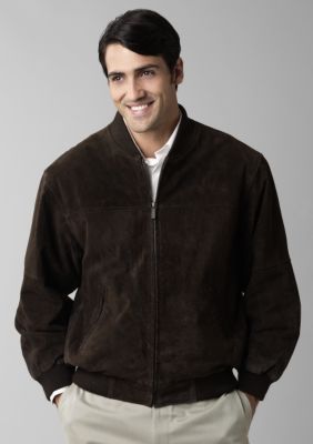 Boston Harbour Pig Split Leather Varsity Style Jacket