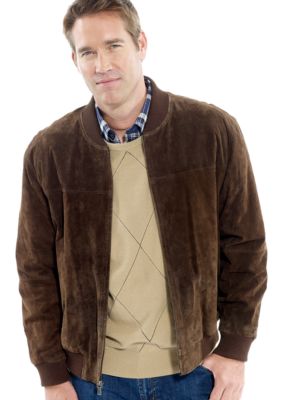 Boston Harbour Pig Split Leather Varsity Style Jacket