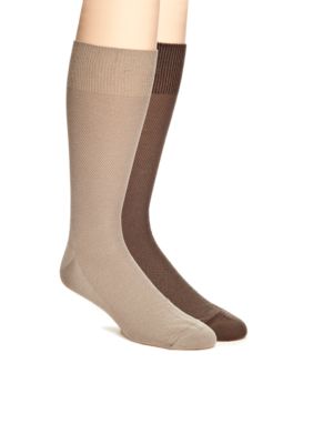 Saddlebred Textured Dobby Bamboo Dress Socks - Single Pair