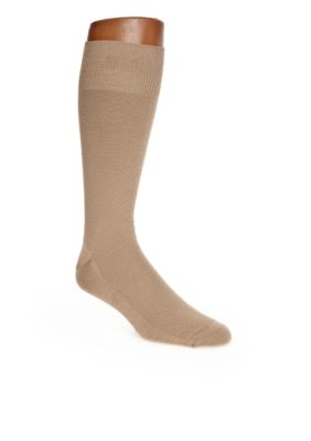 Saddlebred Textured Dobby Bamboo Dress Socks