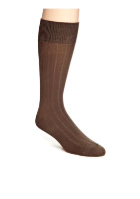 Saddlebred Ribbed Modal Dress Socks - Single Pair