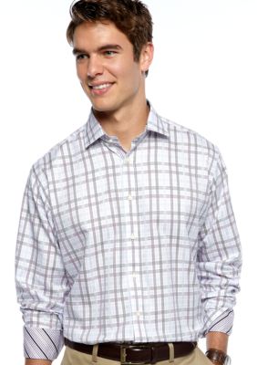 Thomas Dean Check Sport Shirt