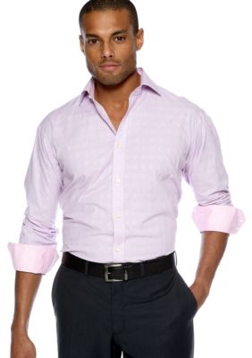 Thomas Dean Gingham Sport Shirt