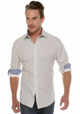 Thomas Dean Floral Button Down Shirt