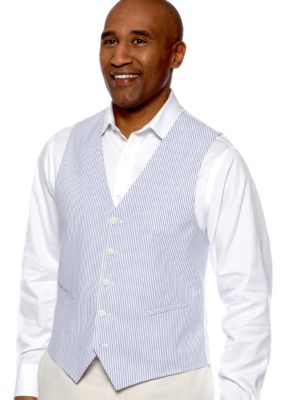 Saddlebred Seersucker Vest