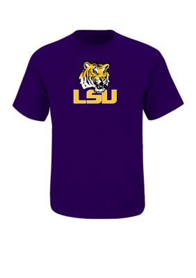 Section 101 by Majestic Big & Tall LSU Tigers Logo Tee