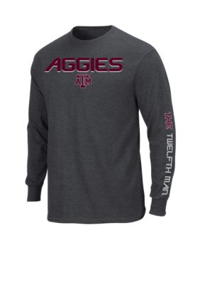 Section 101 by Majestic Big & Tall Texas A & M Aggies Long Sleeve Tee