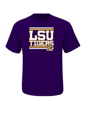 Section 101 by Majestic Big & Tall LSU Tigers Screen Tee