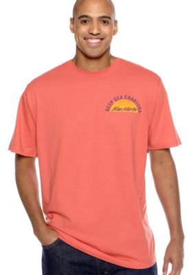 Saddlebred Big & Tall Blue Marlin Screen Tee