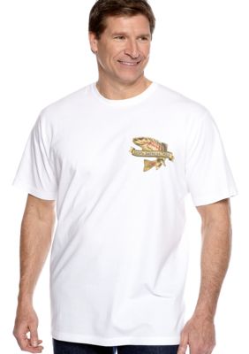 Saddlebred Big & Tall N. American Trout Screen Tee
