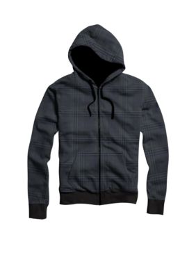 Hybrid Streak Plaid Hoodie