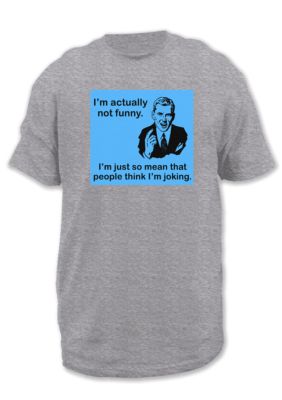 Hybrid&trade; Actually Not Funny Tee