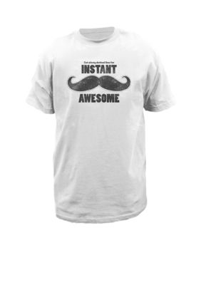 Hybrid Instant Awesome Mustache Tee