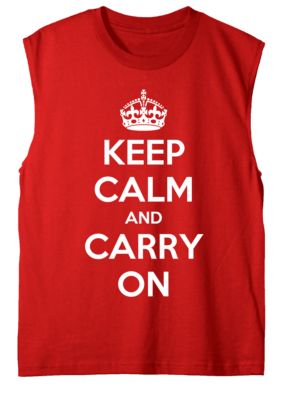 Hybrid Keep Calm Muscle Tee
