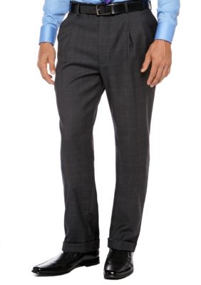 Nautica Charcoal Plaid Suit Separate Pants