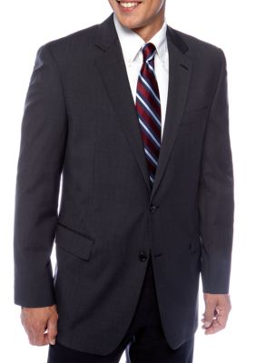 Nautica Charcoal Tic Suit Separate Coat