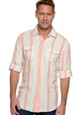 Ocean & Coast Sandstriped Linen Woven Shirt