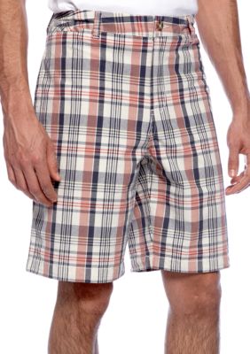 Black Brown 1826 South Padre Plaid Short