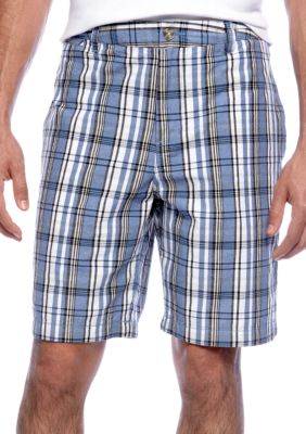 Black Brown 1826 Robert Oxford Plaid Short