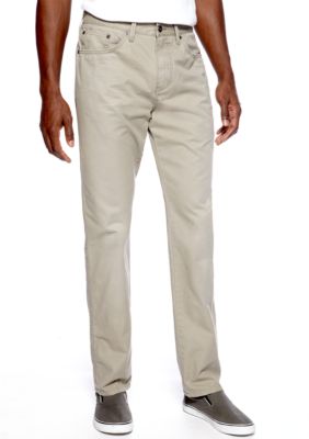 Black Brown 1826 Five-Pocket Washed Pants