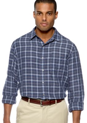 Black Brown 1826 Optic Plaid Shirt