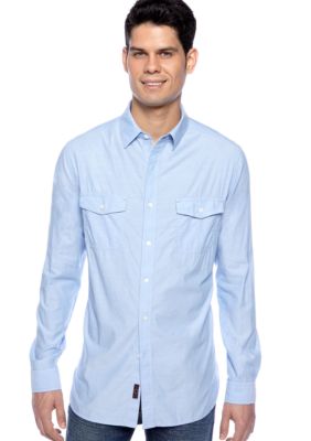 Black Brown 1826 Solid Twill Shirt