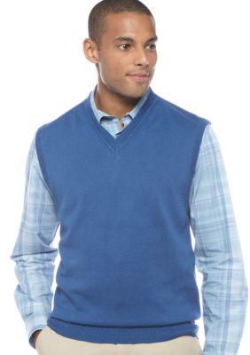 Black Brown 1826 Supima Sweater Vest