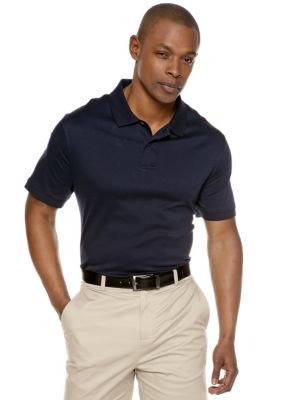 Black Brown 1826 Liquid Cotton Polo Knit