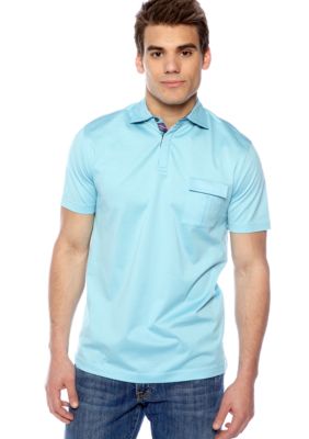 Black Brown 1826 Contrast Polo Knit