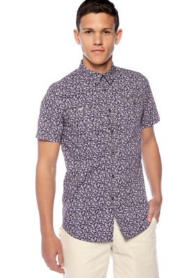 Request Floral Print Woven Shirt