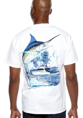 Guy Harvey&reg; Marlin Boat Tee