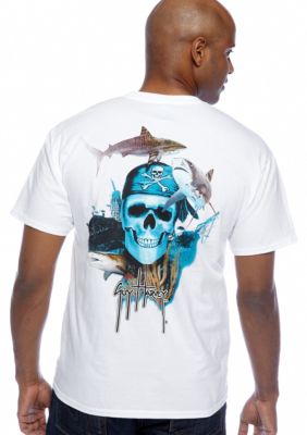 Guy Harvey Pirate Reef Pocket Tee