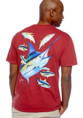 Guy Harvey Vintage Marlin & Yellowfin Pocket Tee