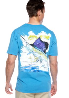 Guy Harvey Vintage Contender Pocket Tee