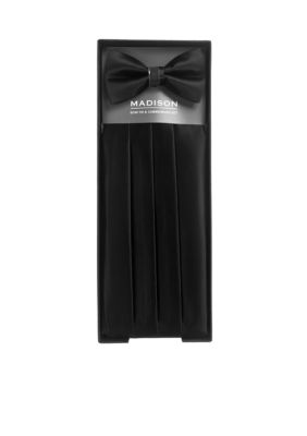 Madison Cummerbund and Bow Tie Set