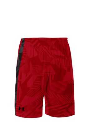 Under Armour Red Micro Print Shorts