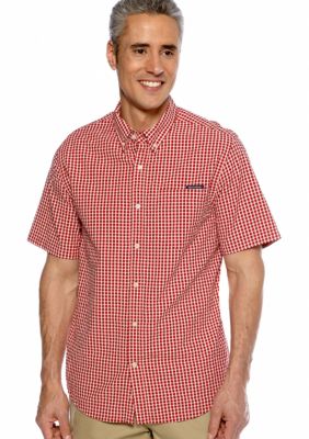 Field & Stream Seersucker Woven Plaid Shirt