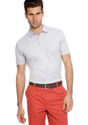 MADE Cam Newton Big & Tall Silver Ray Solid Polo