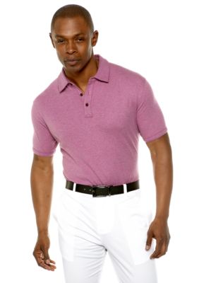 MADE Cam Newton Big & Tall Fuschia Top Dye Polo