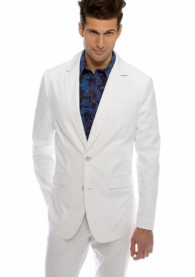 MADE Cam Newton Big & Tall White Blazer