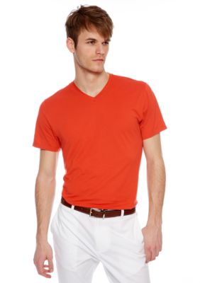 MADE Cam Newton Salix Coral V-Neck Tee