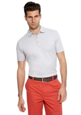 MADE Cam Newton Silver Ray Solid Polo