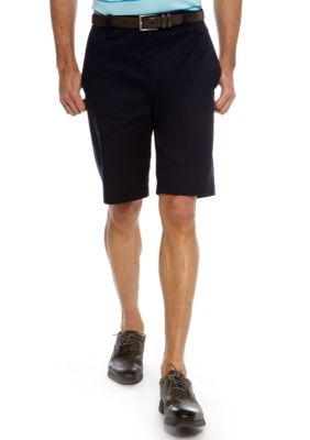 MADE Cam Newton Navy Flat Front Shorts