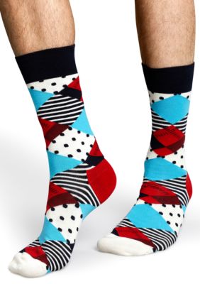 Happy Socks&reg; Argyle Crew Socks - Single Pair
