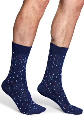 Happy Socks Space Dot Crew Socks - Single Pair
