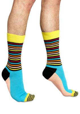 Happy Socks Stripe Half Crew Sock